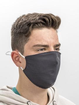 Reusable Fabric Face Mask - charcoal - SINGLE