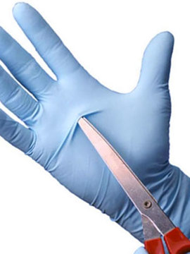 100% Nitrile Procedure Gloves